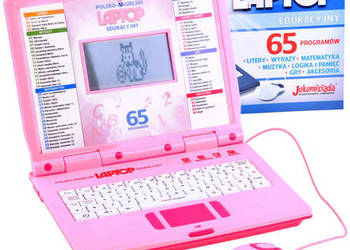 laptop edukacyjny polsko angielski 65 funkcji różowy Z3321