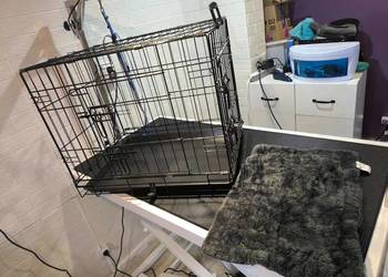 Klatka metalowa z materacem mała