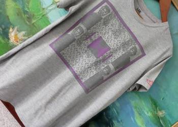 L/XL Lee Cooper męska t-shirt koszulka z nadrukiem logowana krótki rękaw pr