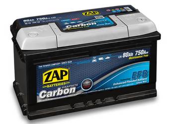Akumulator 80Ah 750A ZAP CARBON EFB START&STOP