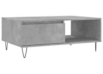 Stolik kawowy szarość betonu 90x60x35 cm WM-827064