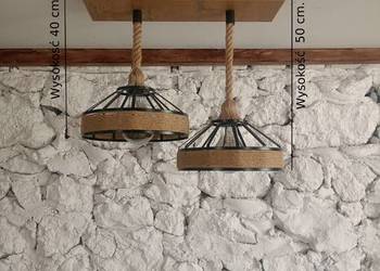 Lampa sufitowa drewniana OLD WOOD RETRO LS-M4