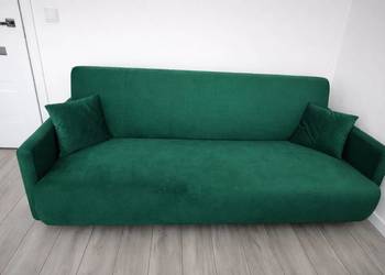 Wersalka Joyce butelkowa zieleń, 205 cm