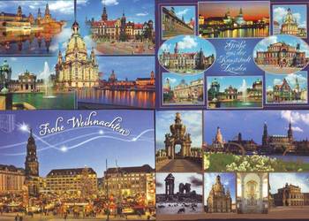 Kart. Poczt. RFN  Drezno  - widoki  **  4 szt