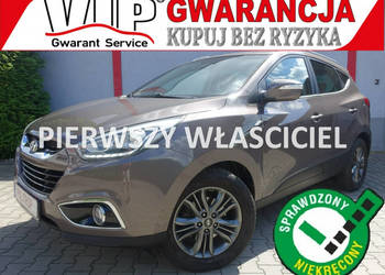 Hyundai ix35 1,6i Półskóra Klimatronik Alu Ledy Navi rej.2014 VIP Gwarancja