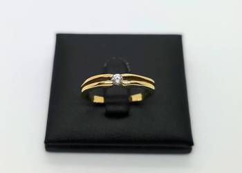 Złoty pierścionek próby 585 - 2,70g (Rozmiar 17)