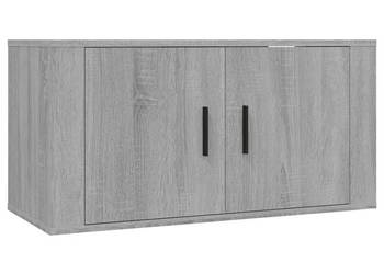Wiszące szafki TV 3 szt. szary dąb sonoma 80x345x40 cm WM-3188364