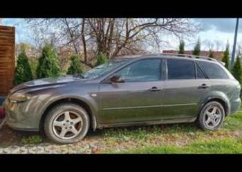 Części do Mazda 6 kombi 2006, szary, fotele, zderzak i inne