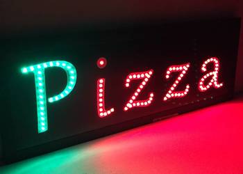 Szyld neon reklama diodowa PIZZA 71x25cm zewnętrzna NOWOŚĆ