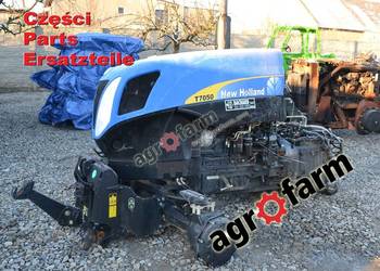 New Holland T7050 części, skrzynia biegów, silnik