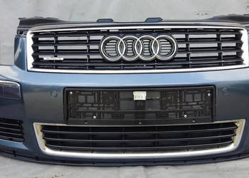 AUDI A8 D3 ZDERZAK PRZEDNI GRILL ATRAPA HALOGENY PDC KOMPLETNY