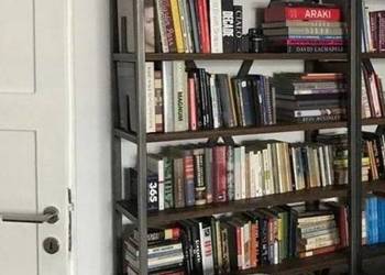 Regał NA WYMIAR stal loft rustykalny na książki biblioteka mal PROSZKOWO