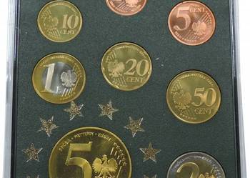 ZESTAW 9x PROJEKT POLSKICH MONET TYPU EURO - POLSKA 2004 (K111)
