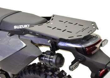 Czarna aluminiowa płyta na bagaż do Suzuki DR-Z 4S