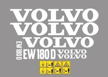Naklejki oklejenie VOLVO EW180D Zamiennik