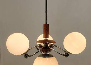 żyrandol sufitowy art Deco vintage lata 50-te design lampa sufitowa