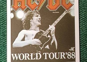 AC/DC naklejka sticker Angus Young World tour 1988 koncert
