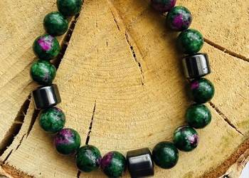 Bransoletka damska z kamieni naturalnych