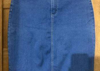 Spódnica damska XXL/44 Vavell jeans niebieska polska bawełna z elastanem