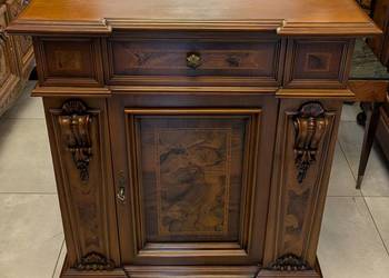 Pięknie zdobiona włoska komoda intarsjowana-sklep Dąbrowa Górnicza