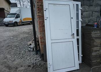 Drzwi aluminiowe zewnętrzne 213cm x96 cm