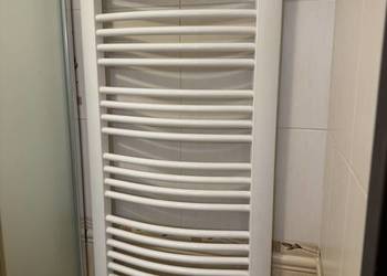 grzejnik łaziekowy z grzałką elektryczną łazieka biały