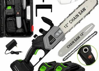 Piła łańcuchowa akumulatorowa 12" XMaster bezszczotkowa 2x aku walizka