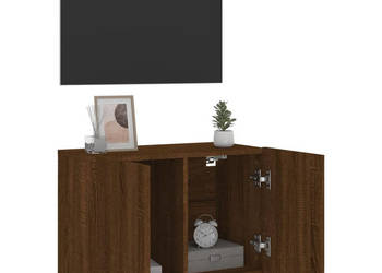 Ścienna szafka TV brązowy dąb 60x30x41 cm WM-836950