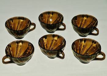 Filiżanki Vereco France , 6 sztuk , Ø 9,3 x 6 cm