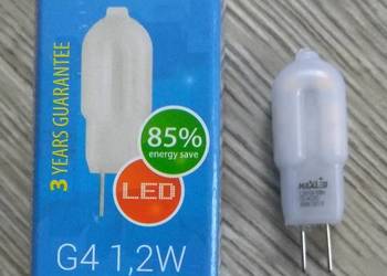 Żarówka LED G4 1,2 W 12 V biała ciepła