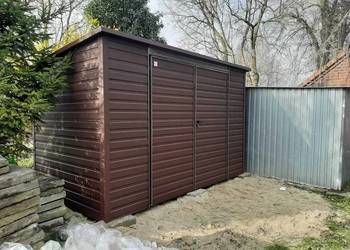 BRĄZOWY mały Schowek Ogrodowy – Altanka – Wiatka – Garaż  – Maj-Blach
