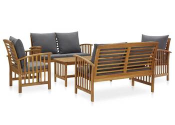 vidaXL 5-cz. zestaw wypoczynkowy do ogrodu(SKU:3057981)