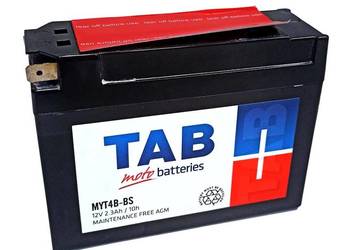 Akumulator motocyklowy TAB YT4B-BS (MYT4B-BS) 12V 2.3Ah 40A