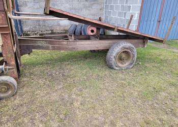 Przyczepa wywrotka jednoosiowa do remontu