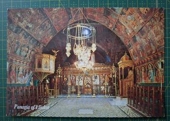 Grecja pocztówka Rhodes Lindos Panagia of Lindos