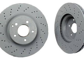 MERCEDES W211 R230 Tarcze hamulcowe osi przod zestaw 2 sztuki