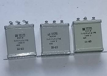 Kondensator olejowy KH-2 o poj. 2X0,25 mikroF/1600V