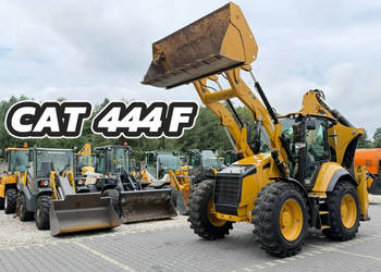 na równych kołach Caterpillar 444F Sterowanie na Joystickach Klima FULL OP…