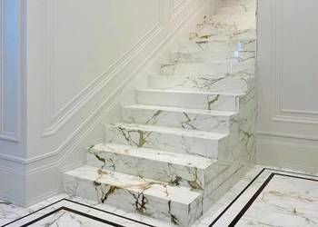 Płytki schodowe 100x30 MARMUR POŁYSK glamour ZŁOTO