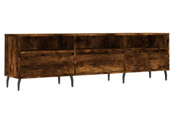 Szafka pod TV przydymiony dąb 150x30x445 cm WM-831297