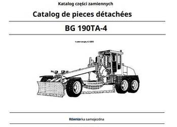 HBM Nobas BG-190TA-4 instrukcja obsługi, katalog części PL