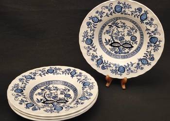 Talerz obiadowy głęboki angielski Crown Clarence