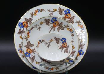 Urokliwe trio Tułowice Tillowitz na nóżkach, 1928 - 45, UNIKAT!!!