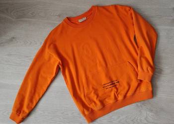 Bluza pomarańczowa dla chłopca chłopięca kieszenie 140 - 146