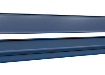 Listwy cenowe wciskane TE -39 - 1238 mm wciskana Kolor NIEBIESKI RAL 5005