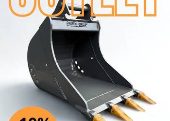 Łyżka podsiębierna 60cm dla koparek 6-9t LEHNHOFF, VERACHTERT, EASYLOCK, 3C