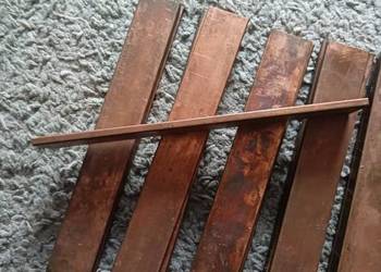 Plaskownik miedziany miedź 20 cm 3 cm