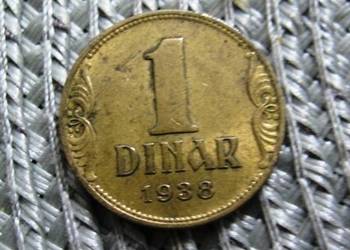 Jugosławia 1 Dinar 1938r