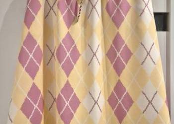 Made In Italy Spódnica Romby Żółta 95%viskoza 5%elastyn