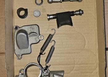 Zawór wydechowy kompletny ktm sx 85 2002-2009 ciegno kruciec dekle zaworu